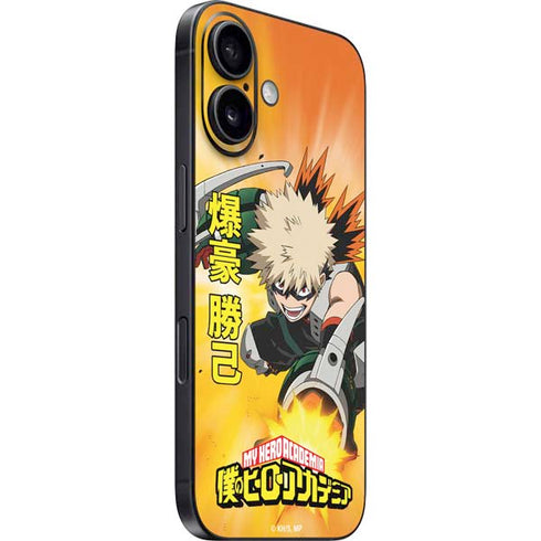 My Hero Academia Katsuki Bakugo Season 4 iPhone 16 Plus Skin